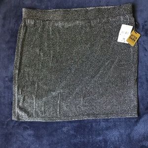 Metallic Mini Skirt (Stretch)